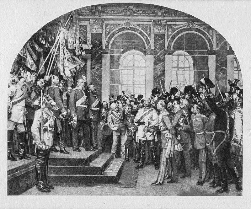 Kaiserproklamation im Schloss von Versaille - 1871