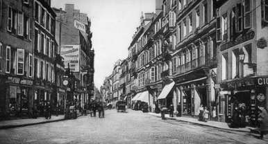 Historische Postkarte - Metz - Römerstraße Historische Postkarte - Metz - Römerstraße