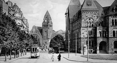 Historische Postkarte - Metz - Hauptpost Historische Postkarte - Metz - Hauptpost