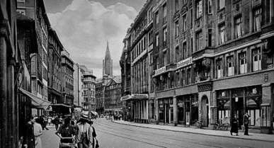 Historische Postkarte - Straßburg - Innenstadt Historische Postkarte - Straßburg - Innenstadt