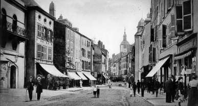 Historische Postkarte - Thionville - Pariser Straße Historische Postkarte - Thionville - Pariser Straße