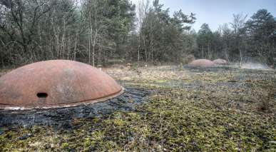 Frankreich - Festungen rund um Metz - Panzerturm des Artilleriewerks der Feste Lothringen Frankreich - Festungen rund um Metz - Panzerturm des Artilleriewerks der Feste Lothringen
