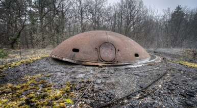 Frankreich - Festungen rund um Metz - Panzerturm des Artilleriewerks der Feste Lothringen Frankreich - Festungen rund um Metz - Panzerturm des Artilleriewerks der Feste Lothringen