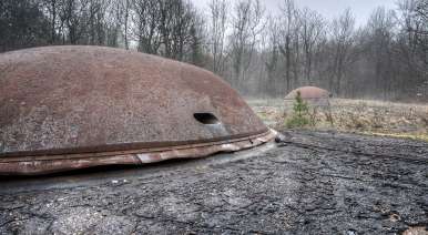 Frankreich - Festungen rund um Metz - Panzerturm des Artilleriewerks der Feste Lothringen Frankreich - Festungen rund um Metz - Panzerturm des Artilleriewerks der Feste Lothringen