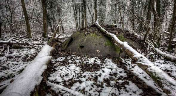 Panzerturm der Feste Freiherr von der Goltz - Groupe fortifié de la Marne - Metz - Frankreich Panzerturm der Feste Freiherr von der Goltz - Groupe fortifié de la Marne - Metz - Frankreich