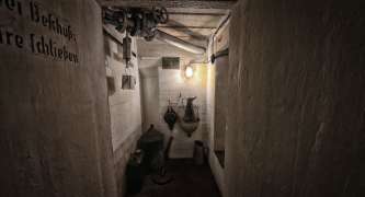 Westwall - Regelbau 108b - Raum für die Dekontaminierung Westwall - Regelbau 108b - Raum für die Dekontaminierung