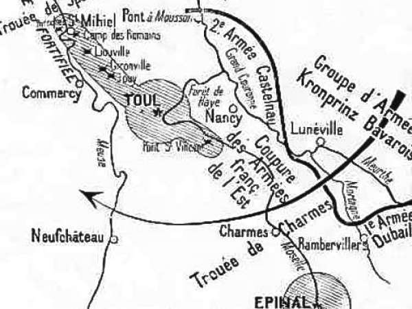 1918 - Schlacht am Trouée de Charmes zwischen Toul und Épinal 