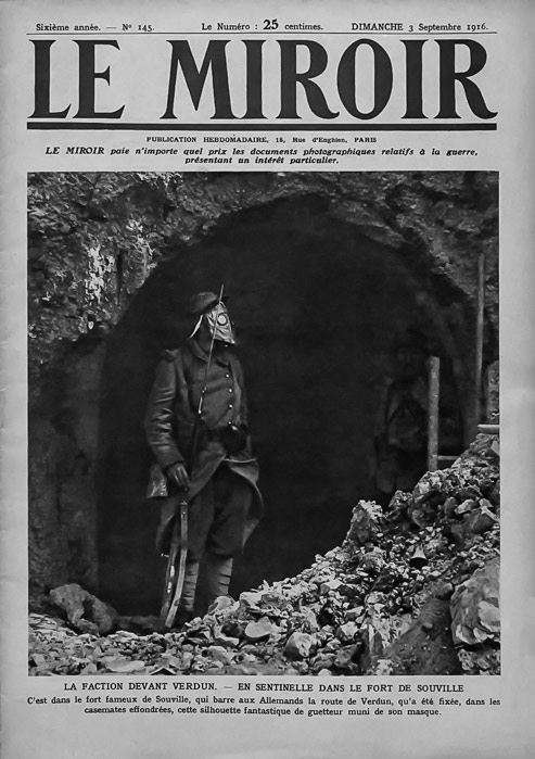 Französische Zeitschrift LE MIROIR aus dem Jahr 1916 mit Berichten über die Schlacht von Verdun
