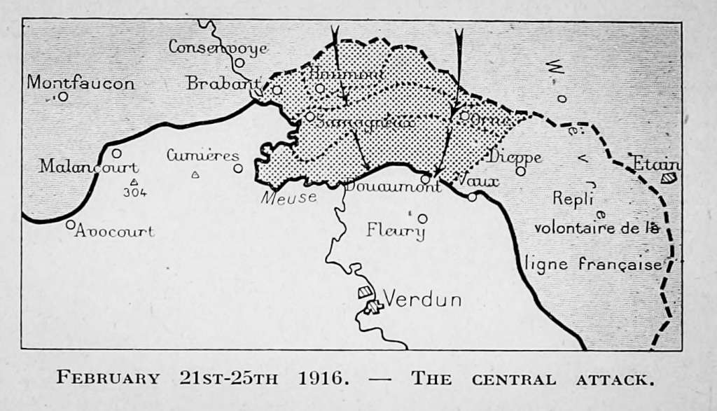 Quelle: Michelin's Illustrated Guides to the Battle-Fields: Verdun - Argonne - Metz (1914-1918) - Michelin & Cie., 1919