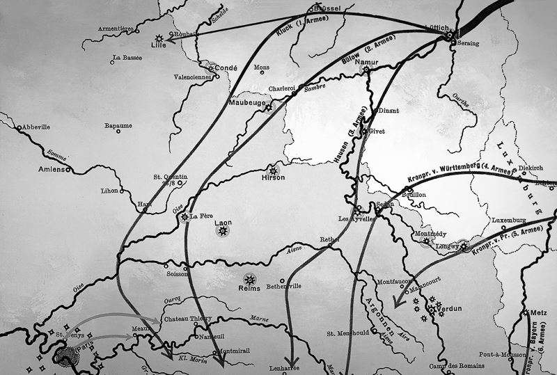Erster Weltkrieg - Schlieffenplan von 1905