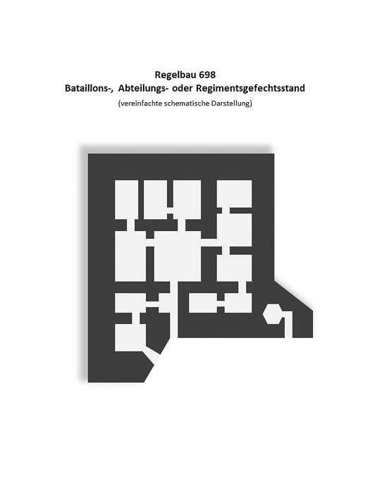 Regelbau 698 - Regimentsgefechtsstand - Atlantikwall - Zweiter Weltkrieg