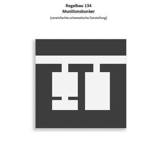 Regelbau 134 - Munitionsbunker - Atlantikwall - Zweiter Weltkrieg