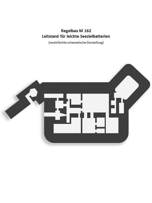 Regelbau M 162 - Leitstand für leichte Seezielbatterien - Atlantikwall - Zweiter Weltkrieg